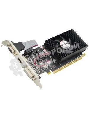 Видеокарта AFOX GeForce GT 730, 2 GB DDR3, 64 bit, DVI, HDMI, VGA, GPU 900 MHz