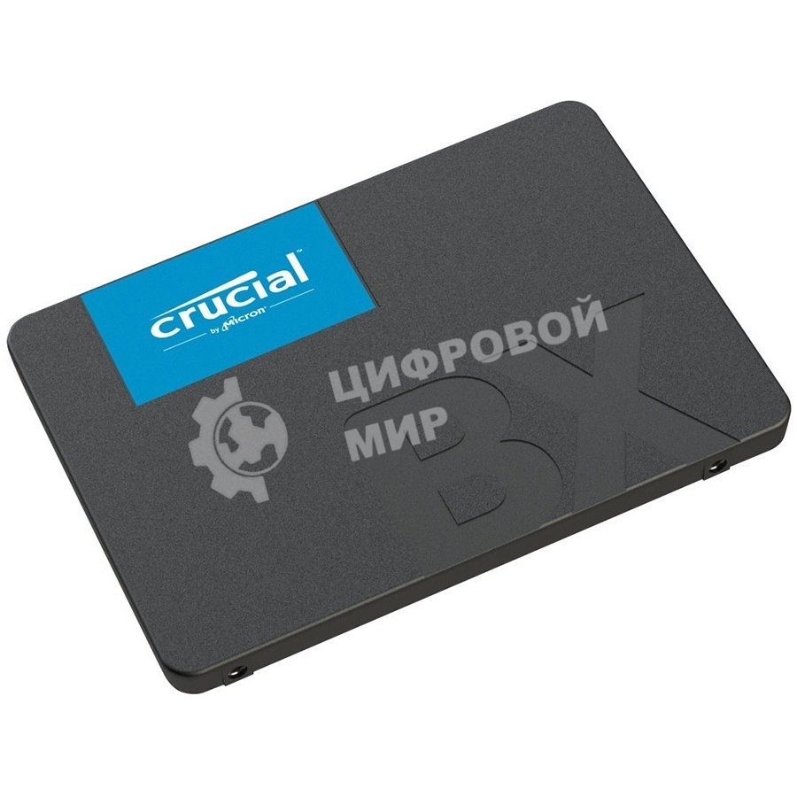 Накопитель SSD Crucial BX500, 2Tb, SATA III, 2.5