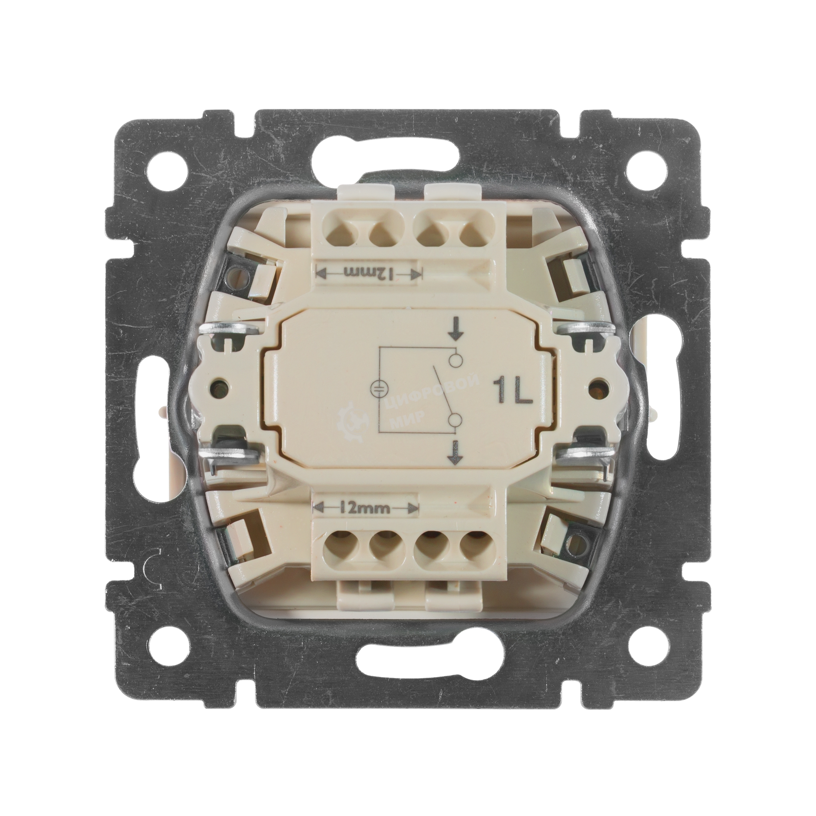 Выключатель Legrand 774310 Valena 10А c подсветкой, сл. кость