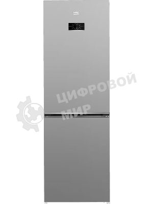 Холодильник Beko B3RCNK362HS серебристый двухкамерный 220/100л морозилка снизу, Total No Frost