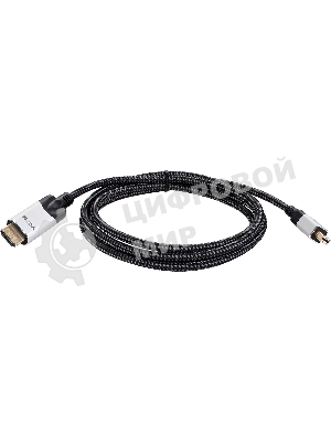 Кабель-переходник miniDisplayPort M-> HDMI M 4K@60Hz 1,5 м VCOM