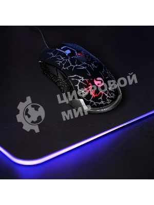 Мышь проводная SunWind SW-M705G черный, 3600 dpi, USB, кнопки - 6