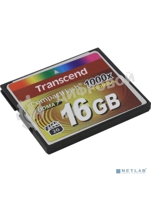 Флеш карта Transcend Ultimate TS16GCF1000/CF (Compact Flash)/16 ГБ/UDMA 7, VPG 65/160 МБ/с