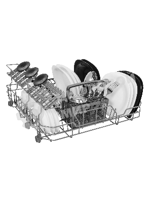 Встраиваемая посудомоечная машина Maunfeld MLP-06DW, белый, 44.8 см, 6 компл., 49 дБ, класс A+