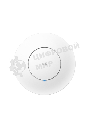 Точка доступа Cudy AC1200 Dual Band Gigabit Ceiling Mount Access Point, MT7621DAN+MT7613B+MT7603E, 867Mbps at 5GHz + 300Mbps at 2.4GHz, 1 x GbE RJ45 Port, Support 12V DC or 802.3af PoE or Passive PoE, Internal Antennas, 48V passive PoE adapter included, Cudy Mesh Support