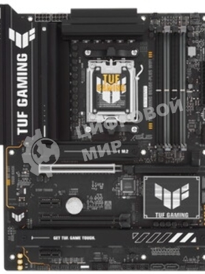 Материнская плата ASUS TUF GAMING B650E-PLUS WIFI, AM5, AMD B650, 4xDDR5, 4xSATA, 3xM.2, 1xPCIe 5.0 x16, 1xPCIe 4.0 x4, 2xPCIe 4.0 x1, 1xDisplayPort, 1xHDMI, 1x2.5Gb LAN, Wi-Fi 6E, Bluetooth 5.3, 1xUSB-C 20Gbps, 3xUSB-A 10Gbps, 6xUSB-A 2.0, 5x3.5 мм, 7.1, ATX