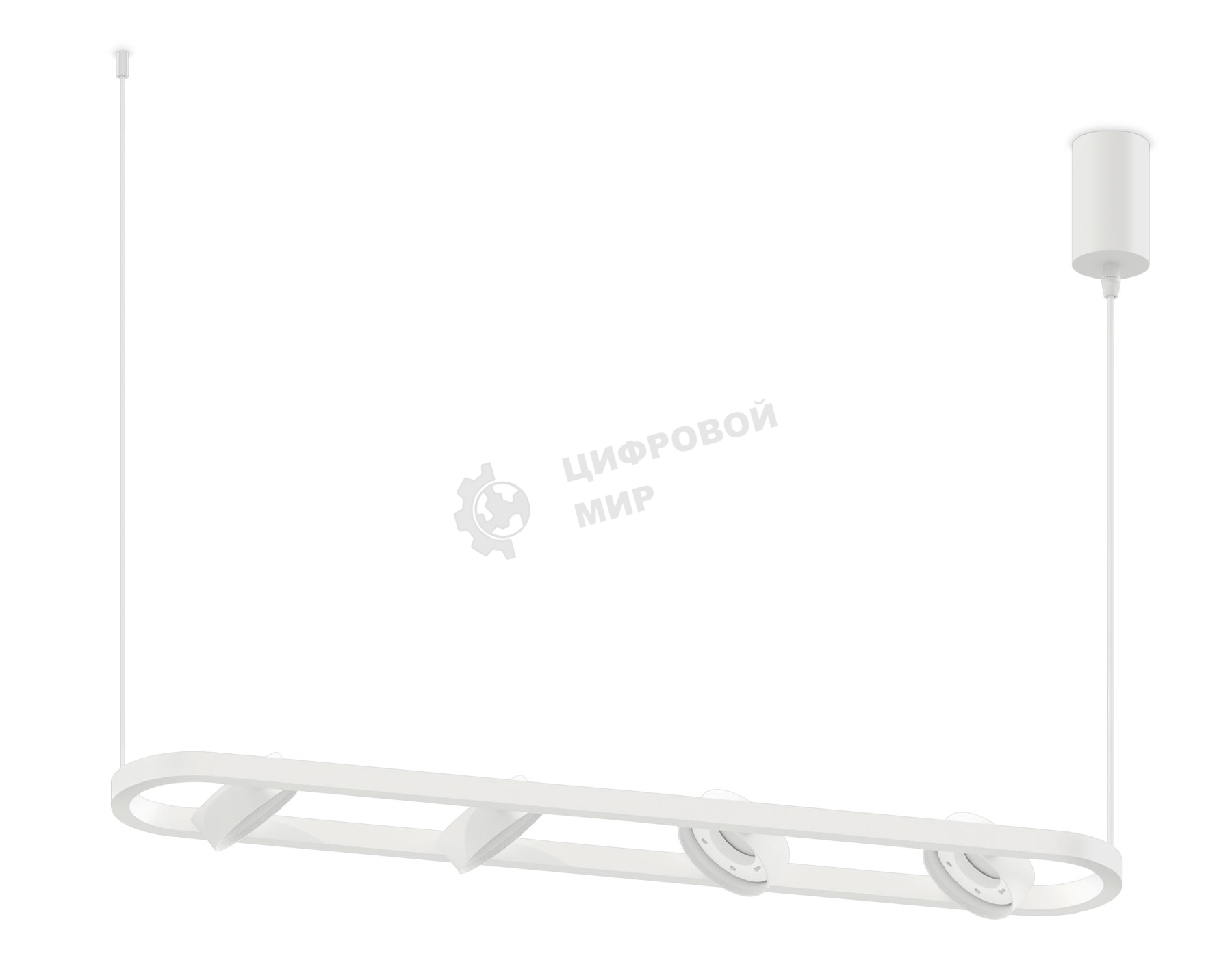 Корпус светильника C9163/4 SWH белый песок 800*126*800mm GX53/4