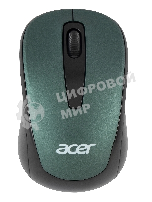 Мышь беспроводная Acer OMR135 зеленый, 1000 dpi, радиоканал, USB, кнопки - 3