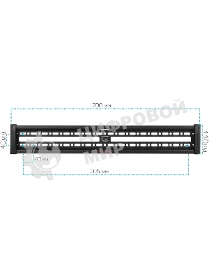 Кронштейн Arm media PLASMA-12 черный Кр. стал. наст. для TV 35