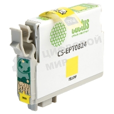 Картридж струйный Cactus CS-EPT0824 (T0824) желтый (13,8 мл) для Epson Stylus Photo R270/290/RX590