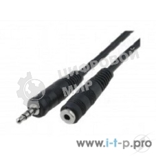 Кабель-удлинитель 5bites AC35J-010F 3.5 Jack/M - 3.5 Jack/F, 1м, стерео