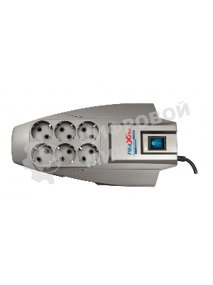 Сетевой фильтр Pilot X-Pro: 6 евророзеток Zero Start биметаллический предохранитель и микропроцессор 10 метров Pilot X-Pro 10M