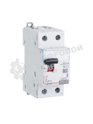 Выключатель автоматический дифференциального тока DX3 1П+Н C10А 300mA-AC АВДТ DX3 1П+Н C10А 300mA-AC