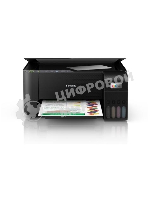 МФУ струйное Epson L3250 (C11CJ67412/C11CJ67418/C11CJ67405/C11CJ67408/C11CJ67503/C11CJ67508/C11CJ67523), A4, цветное, печ. до 33 стр/мин. (ч/б) до 15 стр/мин. (цвет), скан. до 11 стр/мин. (ч/б) 28 стр/мин. (цвет), 1440 x 5760 dpi (печать) 1200x2400dpi (скан.), USB, Wi-Fi