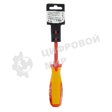 Отвертка Matrix Insulated, PH2 x 100 мм, CrMo, до 1000 В, двухкомп.рукоятка