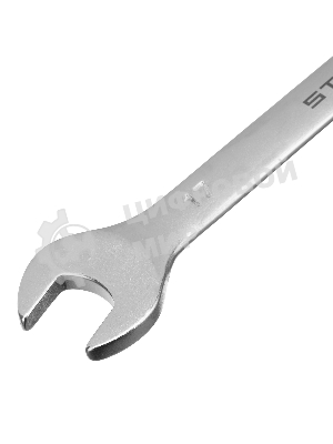 Набор ключей комбинированных Stels 8 - 17 мм, 6 шт., CrV, матовый хром