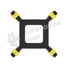 Кулер для процессора PCCooler R95S-I черный 92мм алюминий 2600rpm 31.1db 4-pin 95W