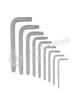 Набор ключей имбусовых Torx-Tempered Сибртех TT10-50, CrV, 9 шт.
