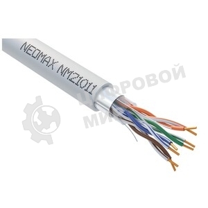 Кабель NEOMAX NM21011 F/UTP cat.5e 4 пары (305 м) 0.48 мм (24 AWG) Медь LSZH, серый