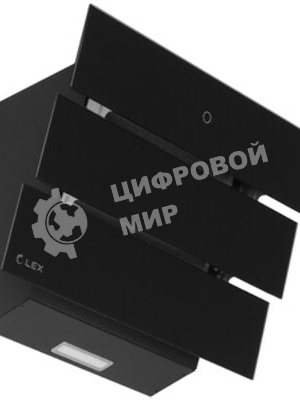 Вытяжка наклонная LEX RIO GS 600 черная, 59.5 см, 850 куб. м/ч, 44 дБ