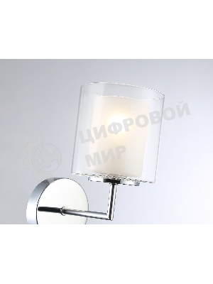 Настенный светильник Ambrella light LH56005 СH/FR хром/белый матовый E14 max 40W 190*120*220