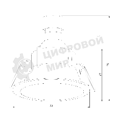 25059/01 Светильник встраиваемый  GU10 черный