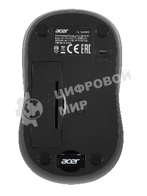 Мышь беспроводная Acer OMR135 зеленый, 1000 dpi, радиоканал, USB, кнопки - 3