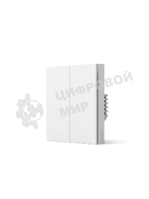 Выключатель умный двухклавишный Aqara Smart Wall Switch H1 (WS-EUK02)