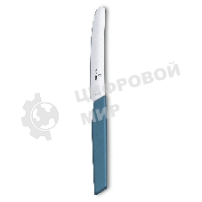 Нож кухонный Victorinox Swiss Modern (6.9006.112) стальной столовый лезв.110мм прямая заточка синий