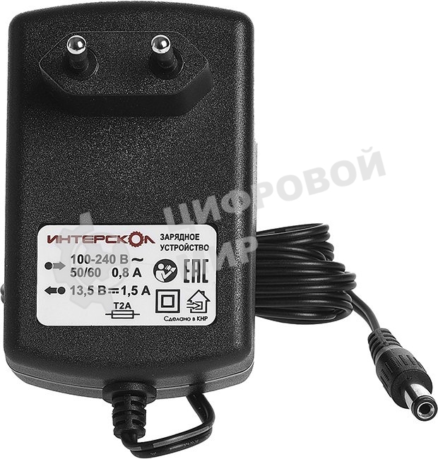 Зарядное устройство 1,5/12 с инд. для аккум. блока 1,5А/ч, 12В, Li-ion Интерскол
