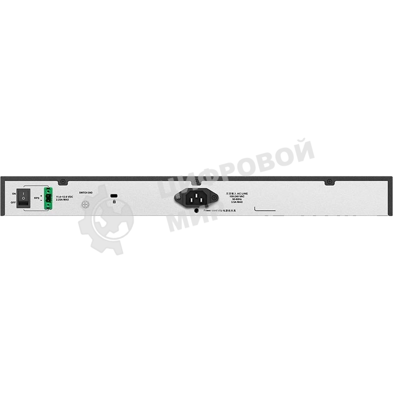 Коммутатор D-Link Switch DGS-3000-28LP/B1A Управляемый коммутатор 2 уровня с 24 портами 10/100/1000Base-T и 4 портами 1000Base-X SFP (24 порта с подде