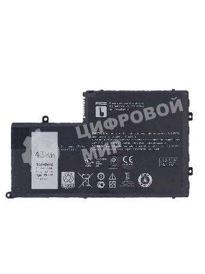 Аккумуляторная батарея для ноутбука Dell Inspiron 15-5547 43Wh TRHFF