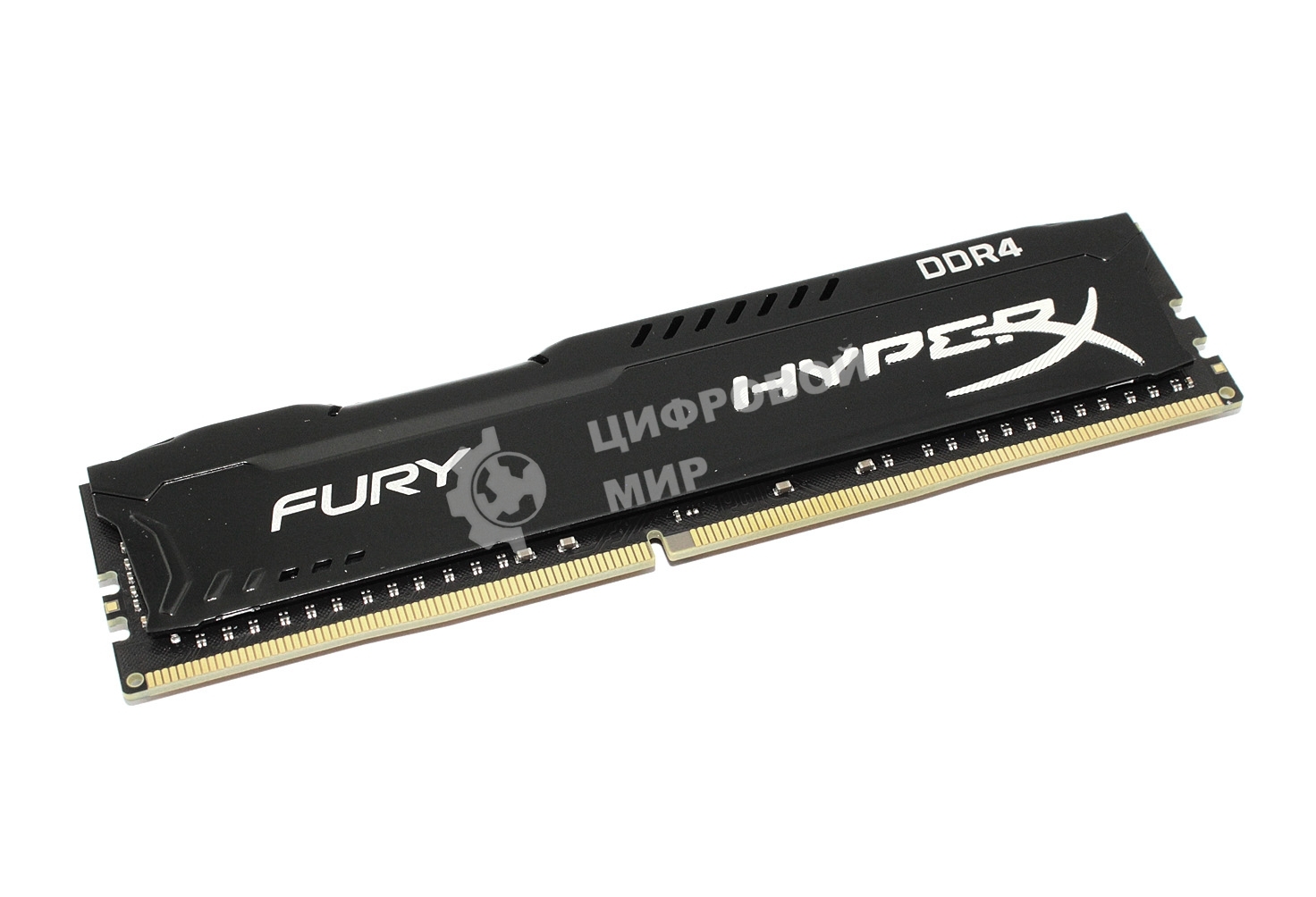 Оперативная память Kingston Fury Beast Black, DDR4, 16Gb (1x16 GB), 3200 MHz, CL16, радиатор, черный