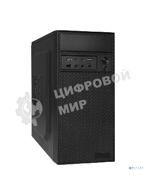 Компьютерный корпус Minitower ExeGate BAA-109U2-AAA450 (mATX, AAA450 8см, 2*USB+2*USB 3.0, аудио, черный)