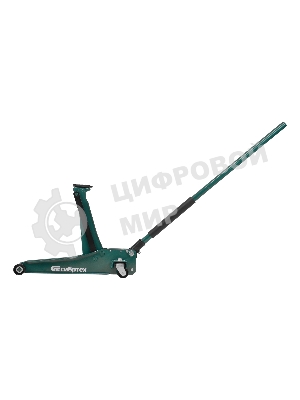 Домкрат гидравлический подкатной Сибртех, 3 т, 85-490 мм, быстрый подъем, низкий подхват, проф.