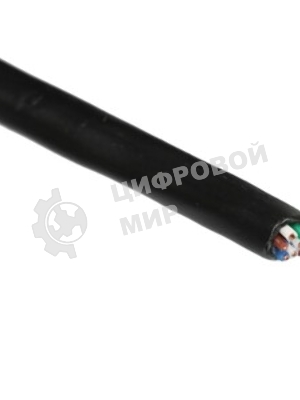 Кабель SkyNet Standart UTP outdoor 4x2x0,48, медный, FLUKE TEST, кат.5e, однож., 100 м, box, черный