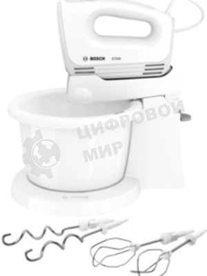 Миксер ручной Bosch MFQ2600W 375Вт, белый
