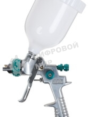 Краскопульт пневматический Stels ag 801 hvlp 57360 гравитационный сопло 1.5мм и 1.8мм