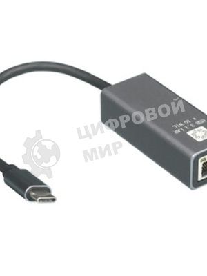 Кабель-адаптер 5bites UA3C-45-14BK USB3.1/RJ45 1G/AL/GREY
