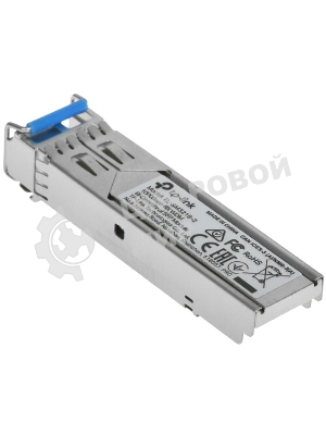 Модуль TP-Link SFP 1000Base-BX WDM Bi-Directional SFP module, TX: 1310 nm and RX: 1550 nm, 1 LC Simplex port, up to 2 km transmission distance in 9/125 μm SMF (Single-Mode Fiber), Supports Digital Diagnostic Monitoring (DDM).