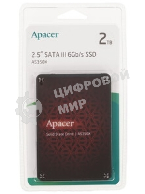 Накопитель SSD Apacer AS350X Panther, 2Tb, SATA III, 2.5