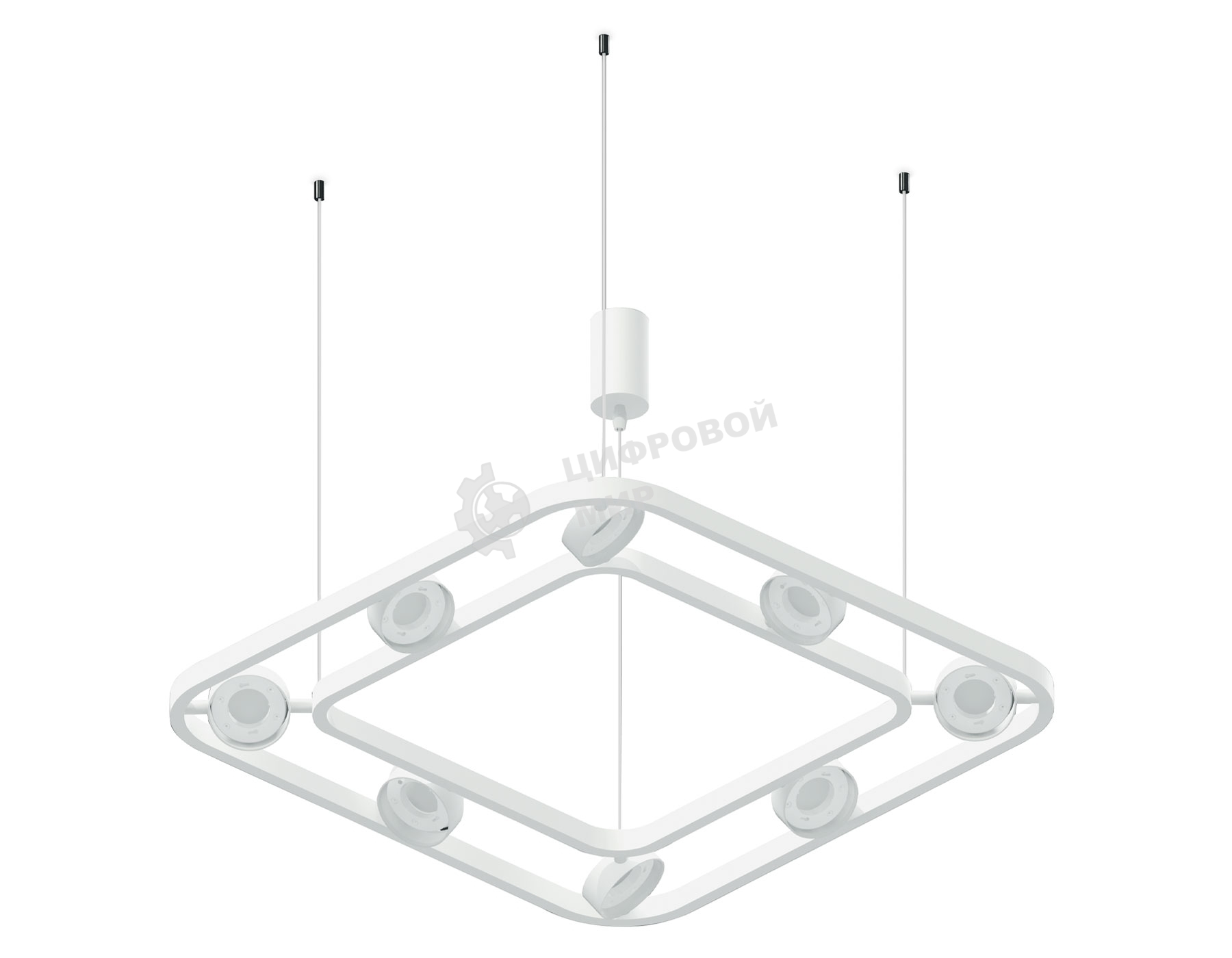 Корпус светильника C9177/8 SWH белый песок 700*700*800mm GX53/8