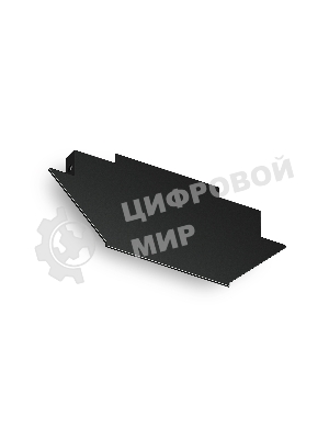 Заглушка для корпуса в натяжной потолок GL7204 BK черный матовый заглушка для корпуса в натяжной потолок Standard 220V NEW 62*30*1.2 (2шт.)