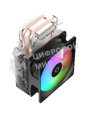 Кулер для процессора Ocypus Gamma A20 BK ARGB, 92mm FARGB FAN, Top FARGB Panel, 2 HEAT PIPES, 3-PIN, 1900 RPM, 21DBA, HYDRO BEARING, LGA115X/1200/1700/18XX, AM4/AM5
