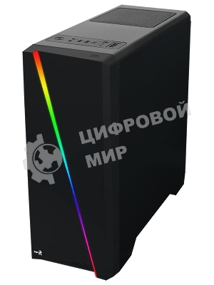 Компьютерный корпус Aerocool/Formula PGS-V Cylon , ATX, без БП, RGB подсветка, окно, картридер, 1x USB 3.0 + 2x USB 2.0, 1х12см вентилятор в комплекте