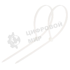 Хомут-стяжка кабельная нейлоновая Rexant 450 x4,8 мм, белая, упаковка 100 шт.