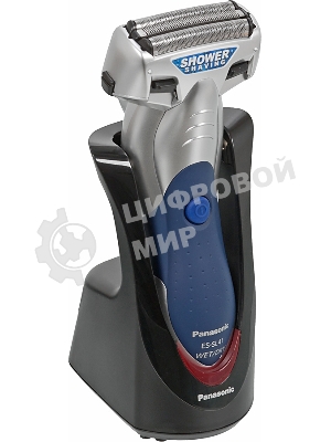 Электробритва сетчатая Panasonic ES-SL41-S520 реж.эл.:3 питан.:аккум. серый/синий