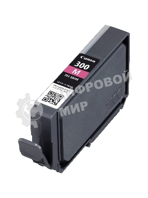 Картридж струйный Canon PFI-300 M EUR/OCN 	пурпурный (785 стр.) для Canon imagePROGRAF PRO-300