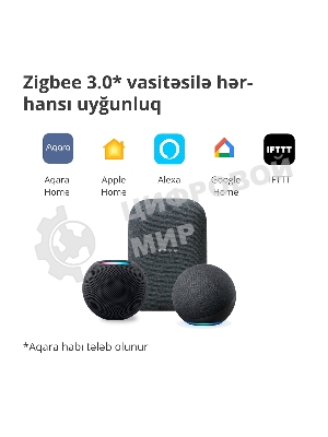 Выключатель умный Aqara Smart wall switch H1 ((with neutral, single rocker) WS-EUK03