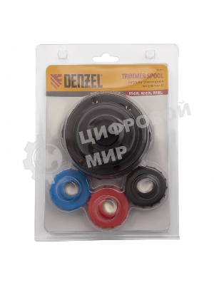 Катушка триммерная полуавтомат шестигранник Denzel HEX х15,6 болт М6 правый М 96365